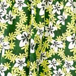 Vintage Hawaiian Reserve Green Floral Muumuu Dress Size Large Made in Hawaii USA Photo 9