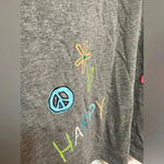 Aerie  grey boyfriend tee with neon graphics NWOT Photo 4