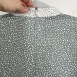 Vintage The Wilroy Traveller Polka Dot A line Dress with Belt size Small Gray Photo 8