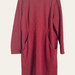 Hutch Anthropologie  Red A-Line Sweater Dress Size 3XL Photo 0