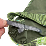 Aerie Floral Cut Out Halter Bikini Top in Green Size S Photo 7