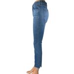 3x1 NYC Women's Blue High Rise Frayed Raw Hem Skinny Denim Jeans Pants Size 28 Photo 1