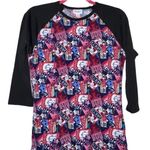 LuLaRoe Women’s XS Randy Baseball Tee Disney Villains Raglan Sleeves Loungewear Photo 4