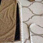 South Beach  longline gold side slits open front Metallic Duster Cardigan Sweater Photo 12