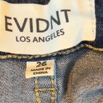 Evidnt Los Angeles Size 26 Verona Skinny Raw Hem Blue Denim Jeans 5 Pocket Photo 13