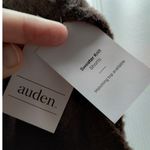 Auden NWT Women's Plus Size 4X Brown Fleece Fuzzy Cozy Sweater Knit Shorts Photo 5