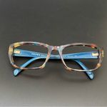 Prada VPR 18O NAG-101 Blue Brown Tortoise 54-18-135 Eyeglass Frame Photo 1