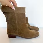 Sole Society Calanth Suede Leather Slouchy Heeled Boots Photo 1