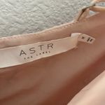 ASTR The Label Mackenzie Off Shoulder Eyelet Mini Dress Solid Short Sleeve Med Photo 5