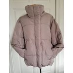 Marc Alan New York Women's High Neck Zip Front Winter Puffer Jacket Gray Size L Size L Photo 1