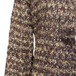 Vintage Carole Little Boho Poncho Cardigan Layering Fall Wool Academia Cozy Brown Size L Photo 2