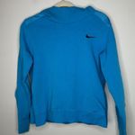 Nike athletic active sport hoodie bright blue size XS Photo 1