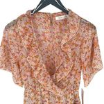 Bishop and Young Women's Zoey Floral Ruffle Mini Dress Multicolor Size Small NWT Photo 2