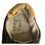 Naturalizer Evin-Lace Black Leather Sneakers Lace-Up Casual Shoes Size 7 Photo 3