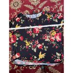 Agnes & Dora Urban pullover Floral Print Long Sleeve Top, Womens M Made in USA Photo 4