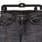 7 For All Mankind Dojo Charcoal Low Rise 5-Pocket Women's Skinny Jeans Size 26 Photo 9