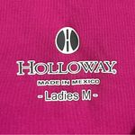 Holloway Women’s  Long Sleeve Pink Athletic Shirt Size Medium Stretch Photo 2
