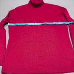 Isaac Mizrahi  Red Turtleneck Cashmere Sweater Photo 4