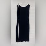 Peruvian Connection  Black Sleeveless Tank Shift‎ Dress Pima Cotton size large Photo 4