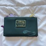 Lounge Fly Disney Villains Scenes Ursula Ariel Crystal Ball Flap Wallet  NWOT Photo 3