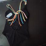 One Piece Hilinker Women's Swimsuit Spaghetti Strap Textured Cutout Bathing Suit Photo 7