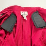 Ease Sport Dress Set Women 12 Dark Floral Linen Rayon Cottagecore Feminine Retro Red Photo 8