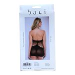 Baci Halt Mini Dress Black 1 Piece Women's One Size OS 2 Photo 5