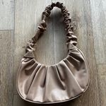 Nordstrom Rack beige/tan ruched shoulder purse/bag Photo 0