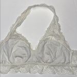 Aerie  Lace Halter Bralette - Soft White large lined Photo 5