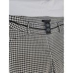 Zac & Rachel Black White Houndstooth Stretch Straight Leg Dress Women’s Pants 10 Photo 2