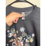 Gildan Disney Christmas Sweatshirt Mickey Mouse & Friends Holiday Gray Medium Photo 2