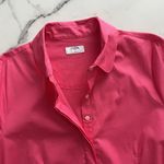 Untuckit Demi Cotton Shirt Dress pink Siz eLarge Preppy Coastal feminine chic Size L Photo 4