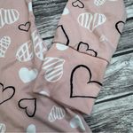 shosho Women's Loungewear Romper Pink White Black Hearts L LG Large Booty Shorts Photo 4