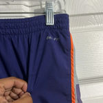 Nike  Dri Fit Women’s Purple Orange Running Shorts Size Medium Photo 3