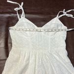 Selfie Juniors White Eyelet Dress Large Cotton Sleeveless Cute Summer Graduation Photo 14