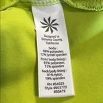 Athleta  Tinker Green Racerback Tank Top Drawstring Hem Built in Sports Bra XL Photo 9