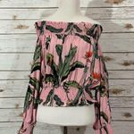 PatBo Tropical Print Off the Shoulder Top Photo 14
