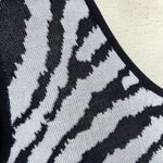 Ming Wang Zebra Print Sleeveless Top Photo 2