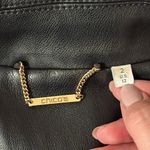 Chico's Black Faux Leather Moto Jacket Asymmetrical Zip Puff Shoulder Sz US 12 Photo 7