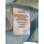 T by Talbots Light Blue White Polka Dot Tie Waist Crew Neck Top Women Size Large Photo 7