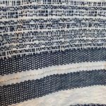 Vilagallo Blue White Striped Open Cardigan Sweater Size 40 / US 8 Pearls Tweed Photo 6