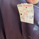 Vintage 1970s Crochet Plaid Short Sleeve Purple Dress Size M Photo 10