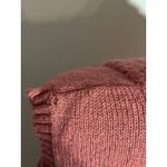 Eddie Bauer VINTAGE Women Small SweaterVest Wool Pink Floral Shawl Collar Button Photo 4