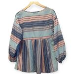 Miss Look  Size Small Boho Peasent Long Sleeve Blouse Photo 1