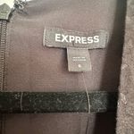 EXPRESS Floral Jacquard Puff Sleeve Tie Front Jumpsuit Photo 3