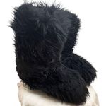 UGG  Australia Tall Black Fluff Mama Boots 7 Shaggy Momma Wool‎ Fluffy Rare Y2K Photo 0
