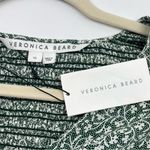 Veronica Beard Veronica‎ Beard Desio V-Neck Mini Dress Forest Green Multi Womens Size 10 NEW Photo 3