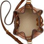 Ralph Lauren Lauren Tan Smooth Leather Medium Andie Drawstring Bag, New w/Tag Photo 5