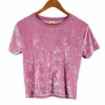 Victoria's Secret Velvet Pink Short Sleeve Top. Photo 0