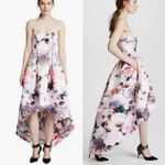 Parker Black Roxanne Strapless High Low Gown Pockets Size 6 Photo 6